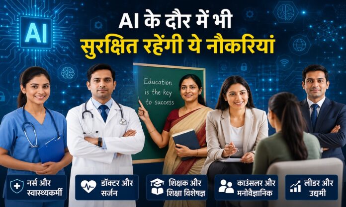 आर्टिफिशियल इंटेलिजेंस के दौर में सुरक्षित करियर और नौकरियां