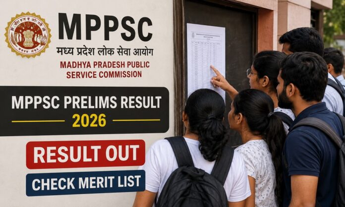 एमपीपीएससी राज्य सेवा प्रारंभिक परीक्षा 2026 रिजल्ट जारी होने के बाद अभ्यर्थियों की प्रतीकात्मक तस्वीर