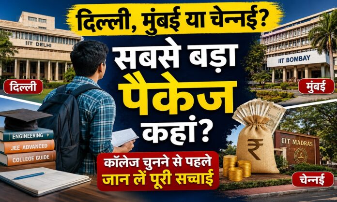 जोसा काउंसलिंग 2026 के दौरान शीर्ष इंजीनियरिंग संस्थानों की तुलना करते छात्र
