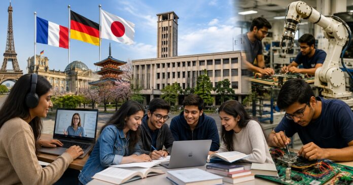 आईआईटी के कई परिसरों में छात्रों और आम अभ्यर्थियों के लिए विदेशी भाषाओं के पाठ्यक्रम उपलब्ध
