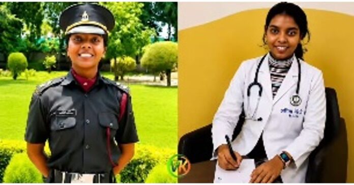 नीट टॉपर अभिधा बैरेटो भारतीय सेना में लेफ्टिनेंट मेडिकल ऑफिसर